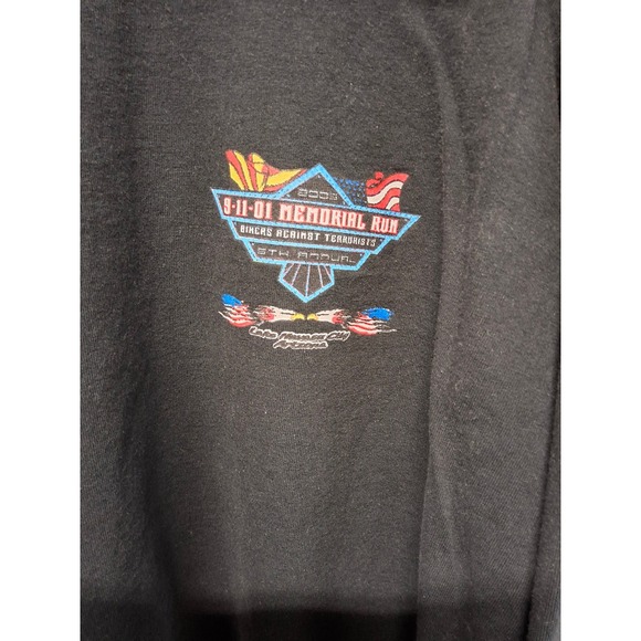 Unbranded Other - Vintage2005 9-11-01 Memorial Run BikersAgainst Terrorists LongSleeve ShirtXXL b2